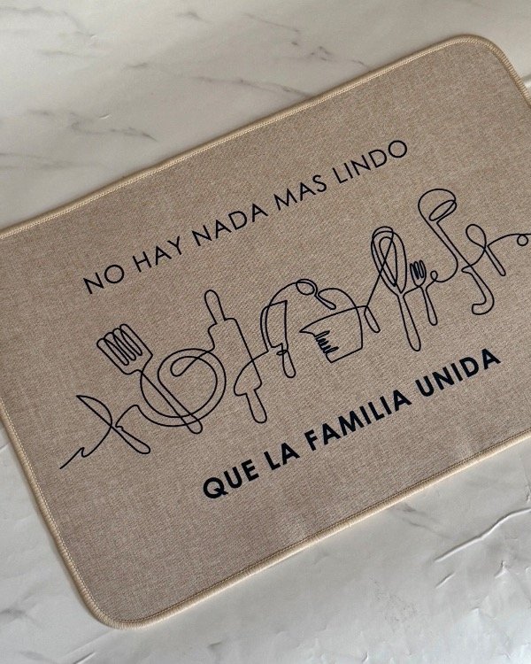 Producto - ALFOMBRA DE COCINA IMPERMEABLE 60x40