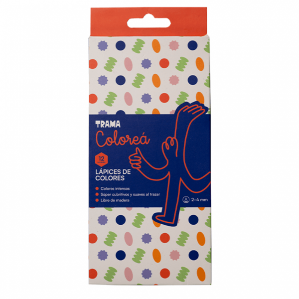 Producto - LAPICES DE COLORES TRAMA RESINA X 12 LARGOS