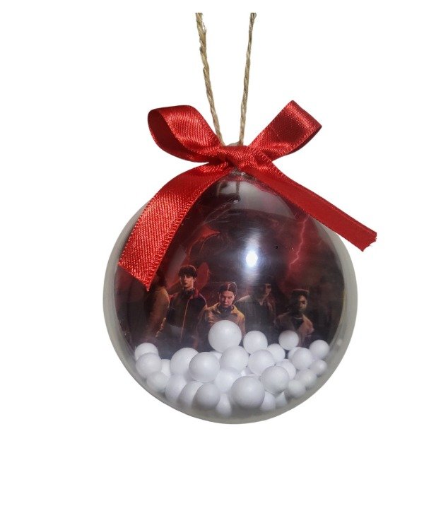 Producto - Esfera Navideña 7cm - Strangers Things Grupal