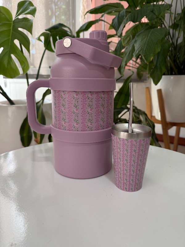 Producto - Set terere (termo 1900 ml + mate + bombilla) lila