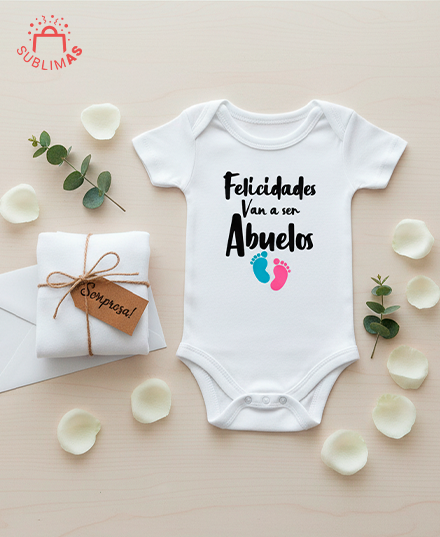 Producto - Body bebe van a ser abuelos