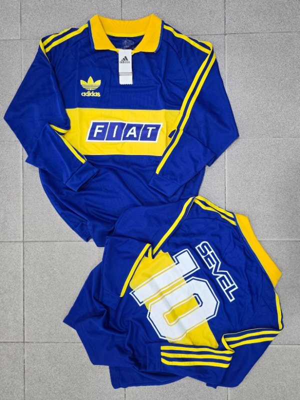 Producto - Camiseta Boca Juniors Retro Fiat Mangas Largas