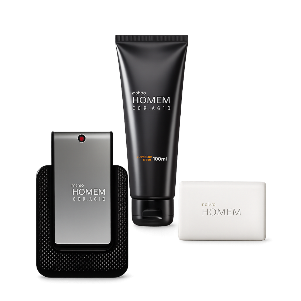 Producto - Kit coragio perfume + jabon de barba y cuerpo + shampoo