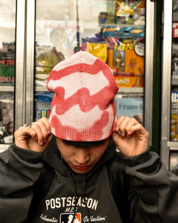 Producto - GORRITO BEANIE MENJUNJE ESTAMPADO EN SERIGRAFÍA