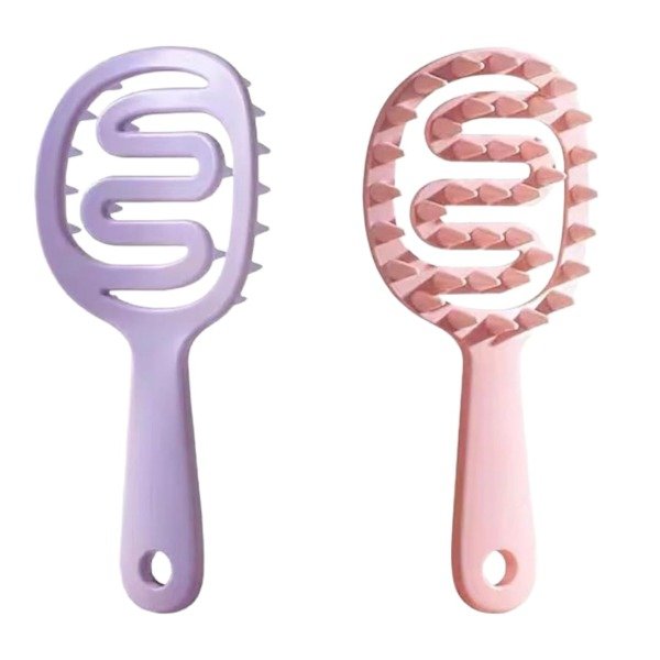 Producto - Cepillo silicona masajeador capilar