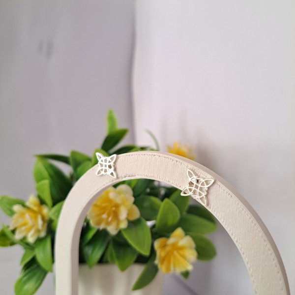 Producto - Aros Pasante Nudo de Bruja -  Código: 000060 - 0