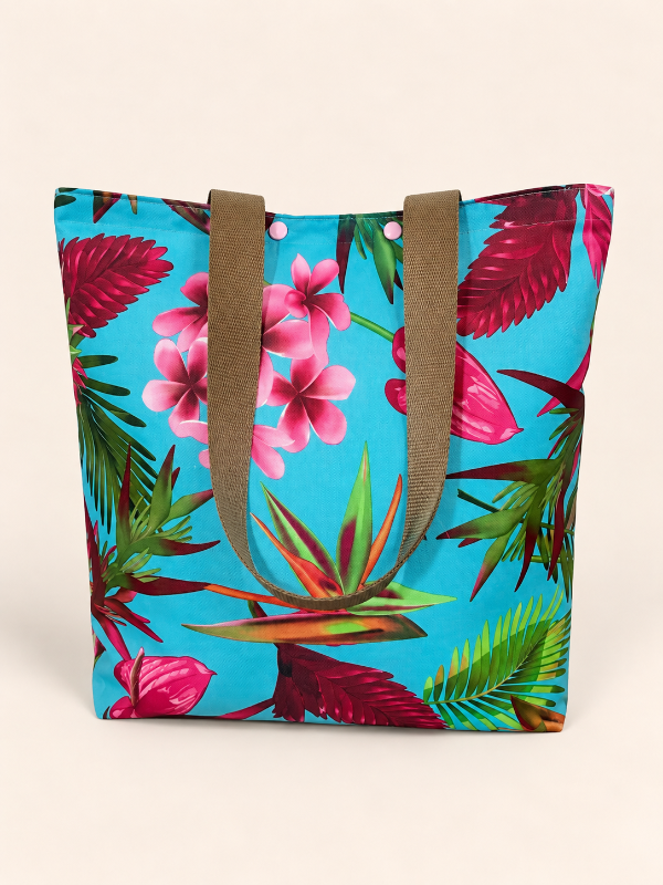 Producto - Bolso floreado broches