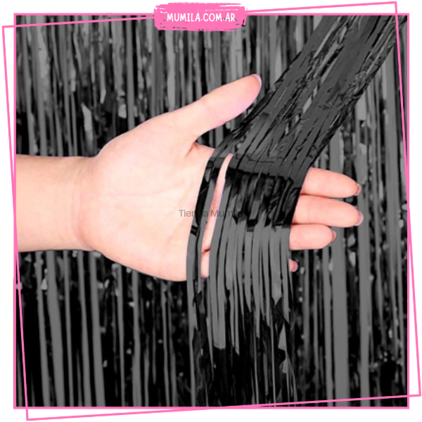 Producto - Cortina Negra 2mtx1mt