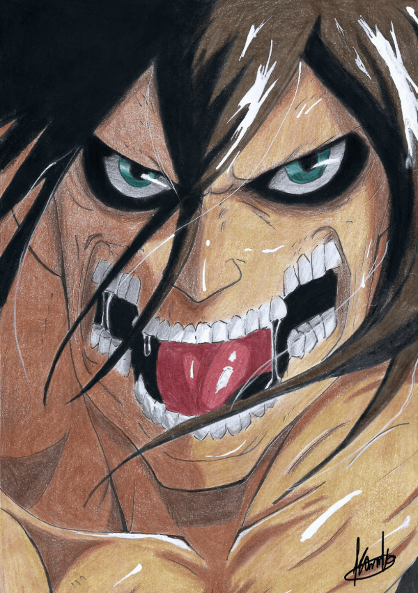 Producto - Ilustración Eren titán - Attack on titan