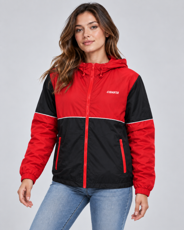 Producto - ROMPEVIENTO VINTAGE II SPORT Bordo y Negro - 6