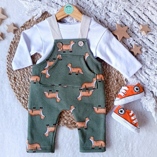 Producto - conjunto enterito y remera ZORRITOS
