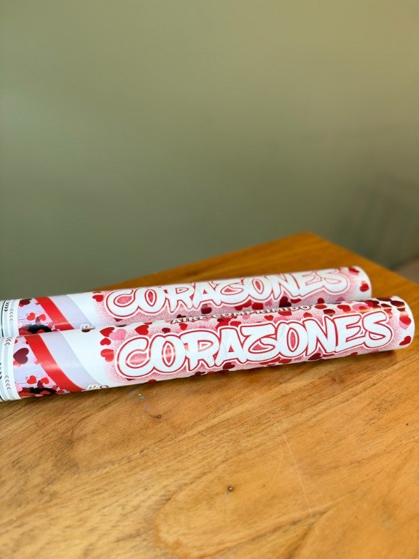 Producto - Cañón lanza papelitos forma de corazón - 1