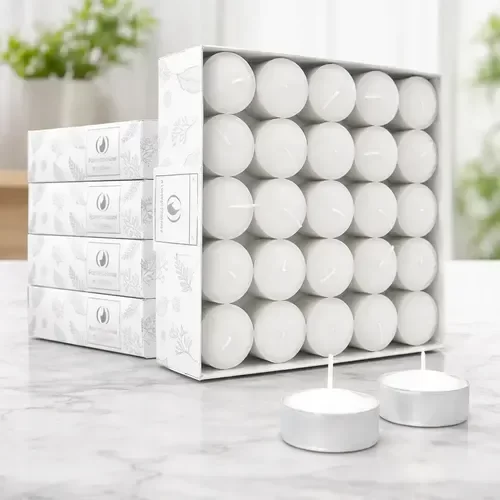 Producto - VELAS DE NOCHE BLANCA SIN AROMA X50u