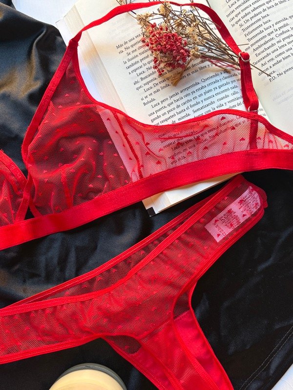 Producto - Conjunto corazones rojo - 4