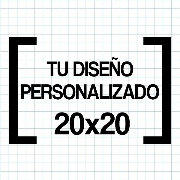 Producto - Vinilo de corte 20x20 cm personalizado