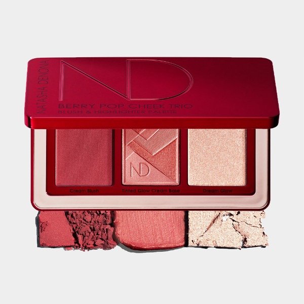 Producto - Paleta Rubor + Iluminador Natasha Denona Berry Pop Cheek Trio Glow