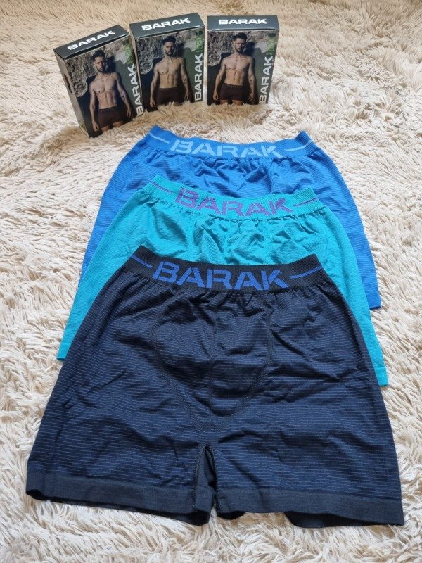 Producto - Boxer de algodón con lycra Barak con Cajas (El precio es por docena)