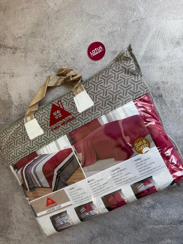 Producto - Sábanas set 2 en 1 Bordo
