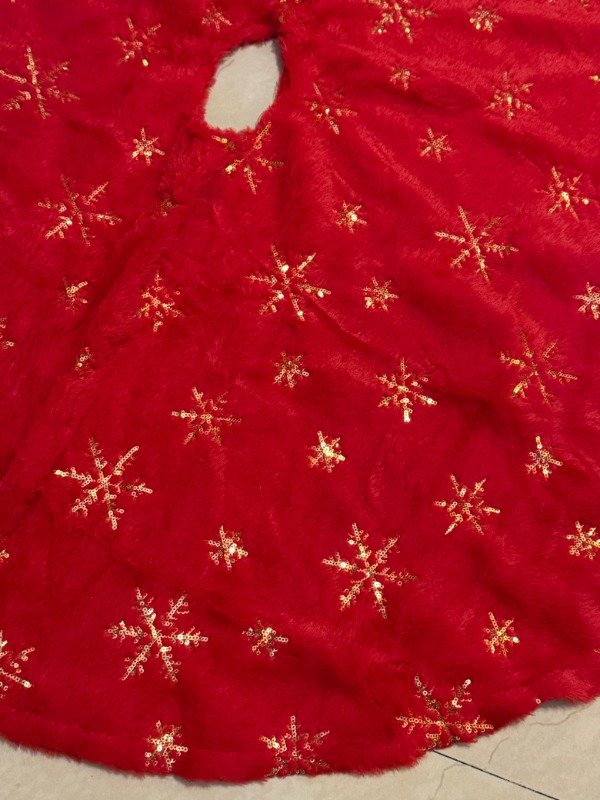 Producto - Pie de árbol SNOW - rojo con nieve (Efectivo: 45.200)