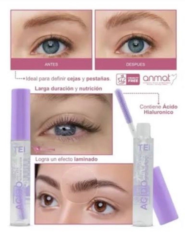 Producto - serum para pestañas con ácido hialuronico
