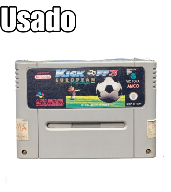 Producto - Kick Off 3 European Fisico Usado Super Nintendo