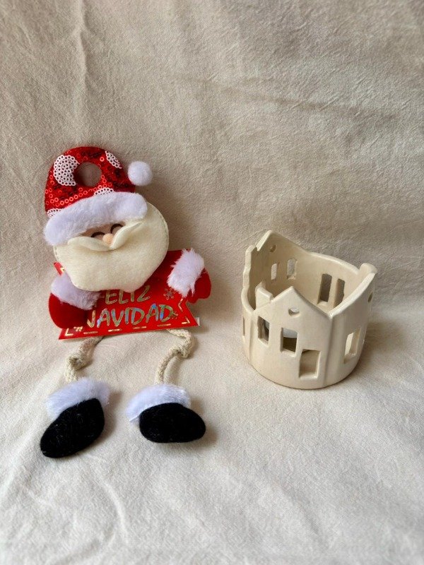 Producto - Colgante Papá Noel cartel Feliz Navidad