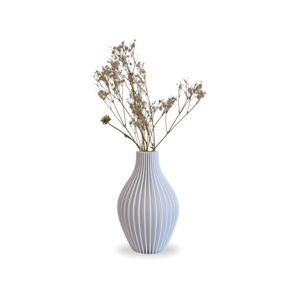 Producto - FLORERO ALTO BLANCO