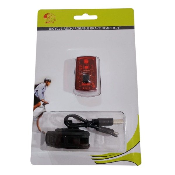 Producto - LUZ TRASERA RECARGABLE C/SENSOR DE FRENADO