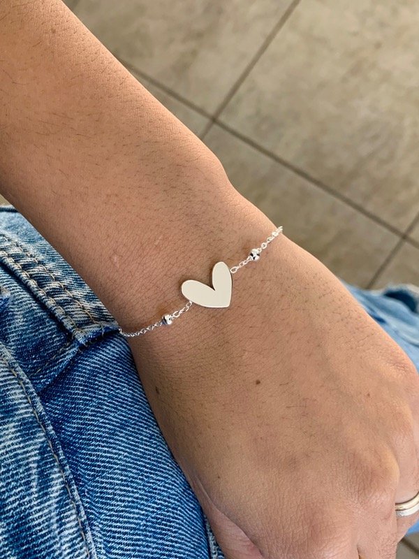 Producto - Pulsera corazón + bolitas