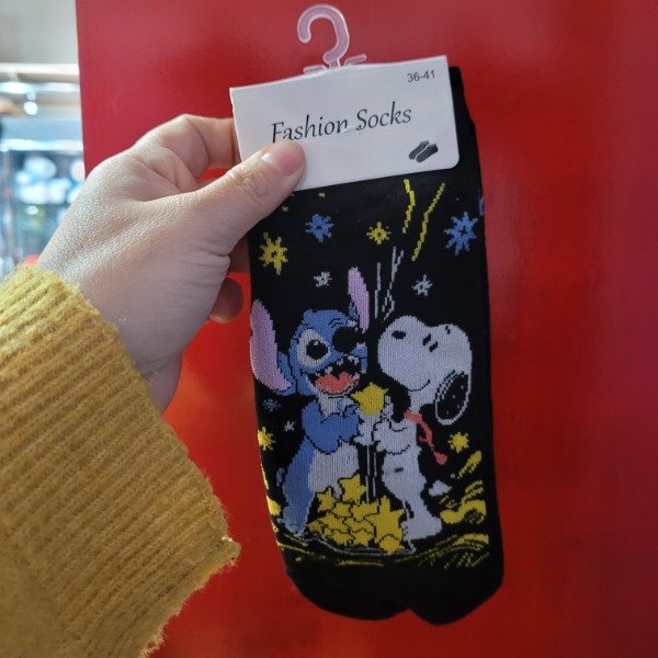 Producto - SOQUETE ADULTO STITCH SNOOPY
