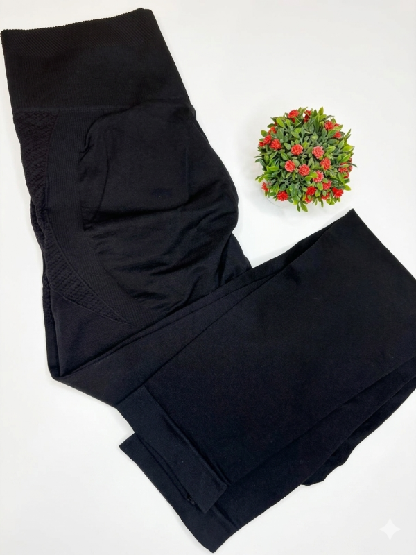 Producto - Calza Larga Seamless Premium Con Frunce - 3