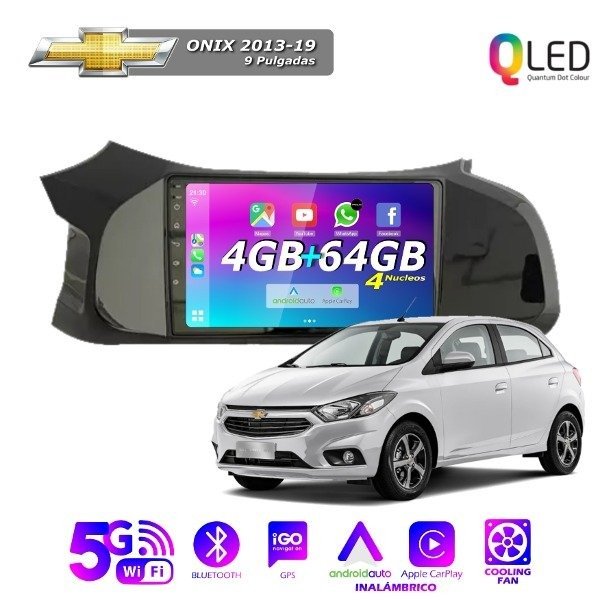Producto - MULTIMEDIA CHEVROLET PRISMA 2013/19-- 9" CON CAR PLAY Y ANDROID AUTO