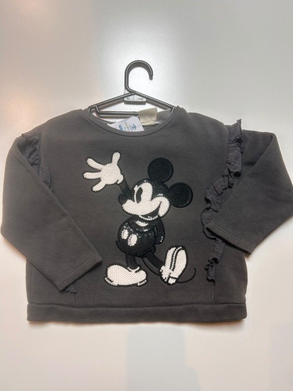 Producto - Buzo gris con lentejuelas Mickey - 1