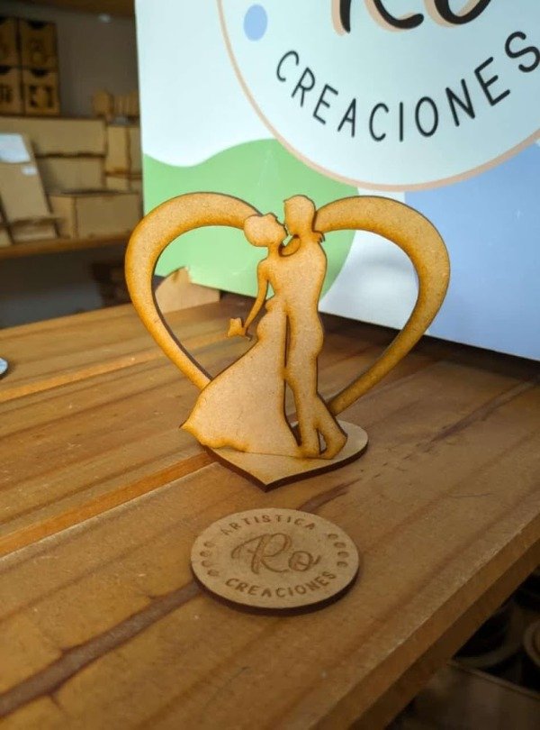 Producto - CENTRO MESA NOVIOS CORAZON