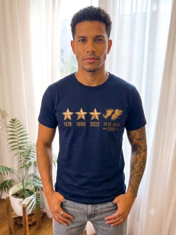 Producto - Remera 4 estrella LAS MALVINAS - 2