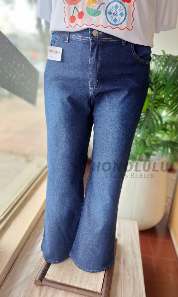 Producto - Wide Leg Azul elastizado - 0