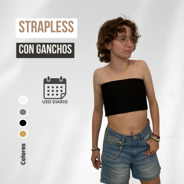 Producto - Strapless con ganchos
