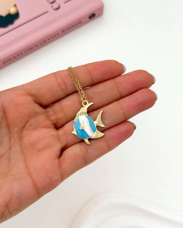 Producto - Collar Filipa celeste