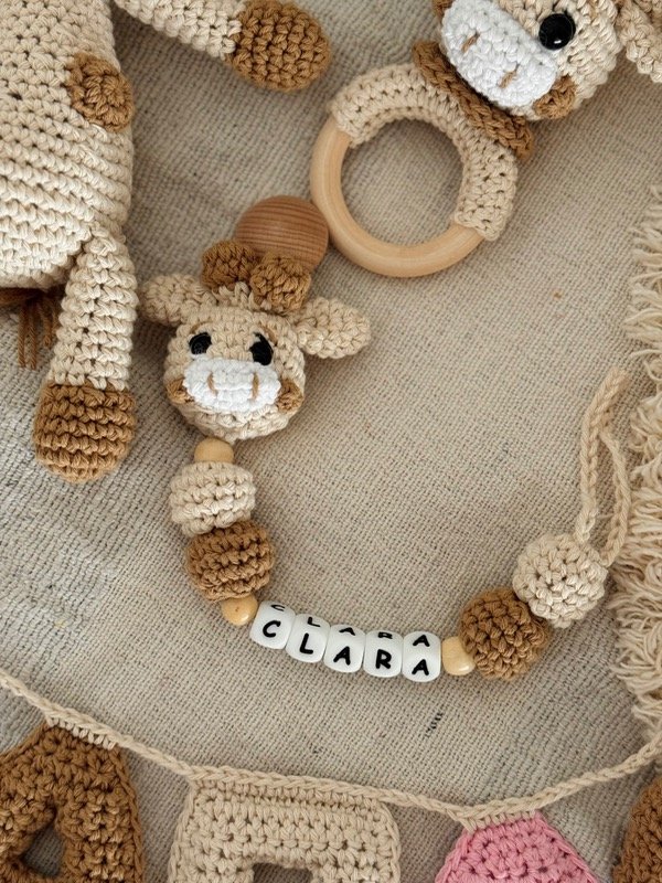 Producto - Porta chupete Jirafa
