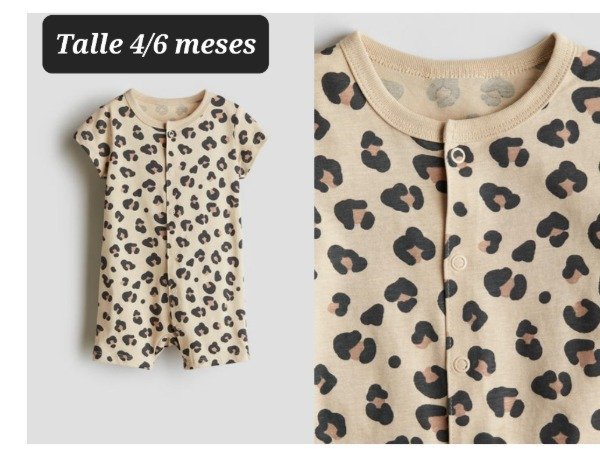 Producto - Romper HyM talle 4/6 meses print