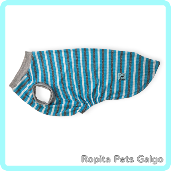 Producto - Musculosa Bali Rallas Celeste (Talles Chicos)