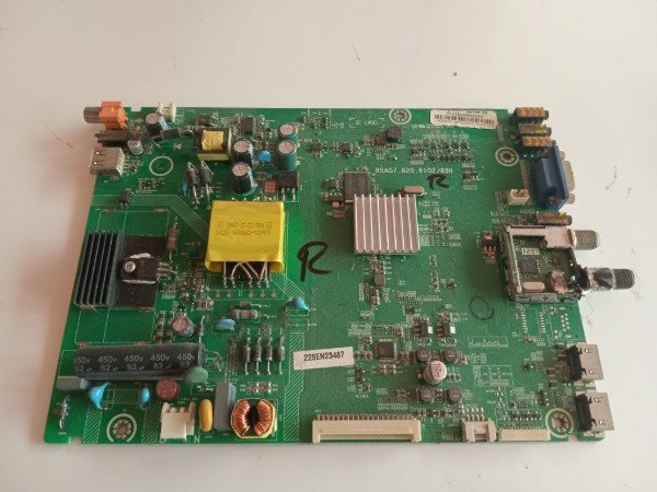 Producto - Placa Main Con Detalle En Conec Coaxil Tv Bgh Ble3215d  ( RSAG7.820.6102/ROH )