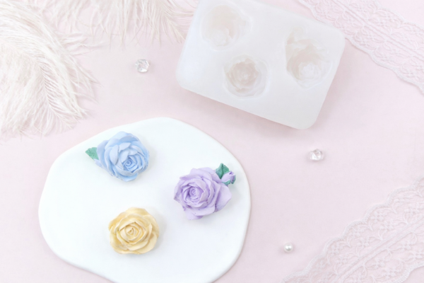 Producto - Molde de silicona rosas 3 amplias