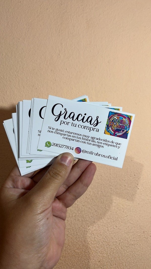 Producto - Tarjetas Personalizadas