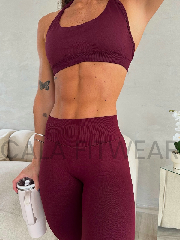 Producto - Calza JUS long burdeos S