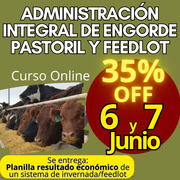 Producto - Curso Online: Administración Integral de Engorde Pastoril y Feedlot