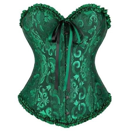 Producto - Corset victoriano verde esmeralda - 0