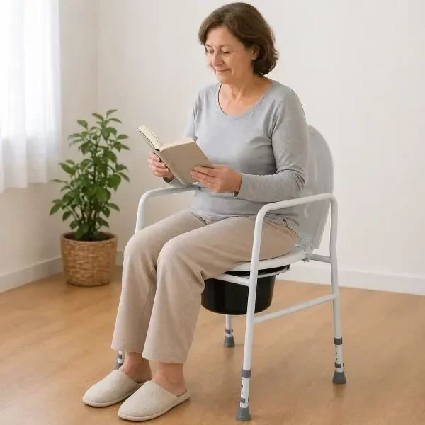 Producto - Inodoro Portátil Con Apoya brazos - 2