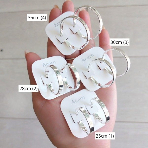 Producto - Aros argollas chatas