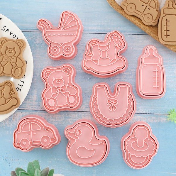 Producto - Set x8 cortantes baby shower